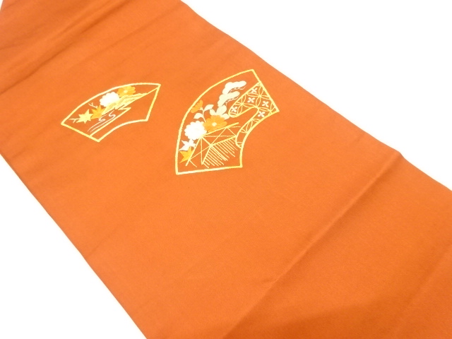 JAPANESE NAGOYA OBI / EMBROIDERY / KIKU